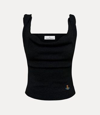 Vivienne Westwood Anna Top Rib Jersey Black XS Women