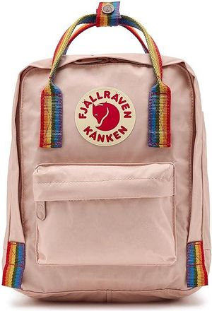 Fj&auml;llr&auml;ven Kanken Rainbow Mini Handbags Chalk Rose/Rainbow, Polyamide