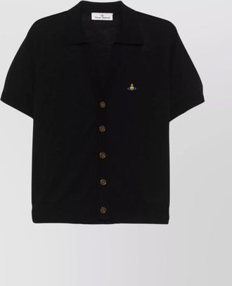 Vivienne Westwood short sleeve ribbed hem polo