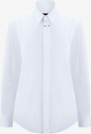 Barbara Bui Tailliertes Popelinehemd mit Piercing-Detail