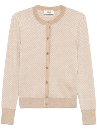Fendi Ff Wool Cardigan
