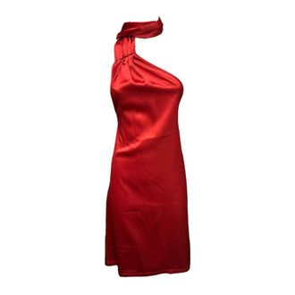 Giulia N Couture Rode Korte Jurk - Dames - Feestkleedjes - Rood - S - Kleedjes
