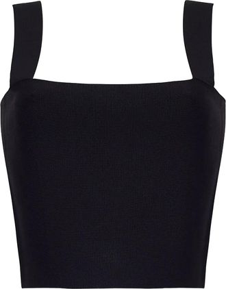 Cara Cara Madeline cropped top - Black