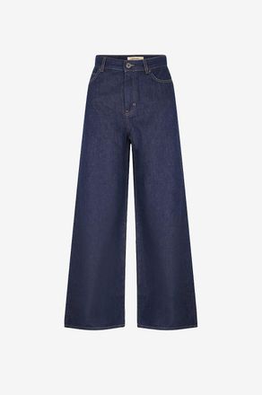 Max Mara Weite Jeans aus Baumwolldenim Dvega