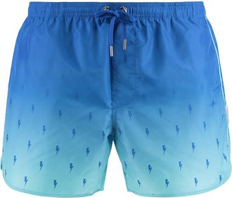 Neil Barrett Printed Swim Shorts