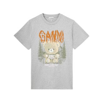 Ganni Dames, Tops, Grijs, Maat: M Jersey