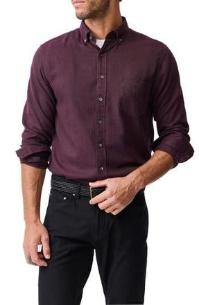 Rodd & Gunn Barrhill Sports Fit Button-Down Shirt in Mulberry at Nordstrom Rack, Size Xx-Large