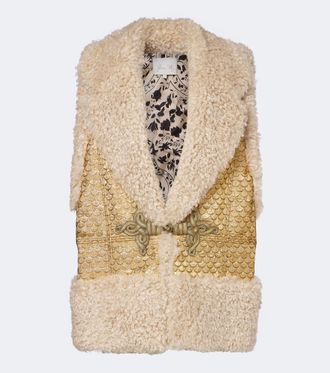 Johanna Ortiz Lurex jacquard vest