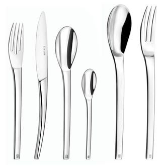 Bloomingdale's Cuberter&iacute;a de 50 piezas en estuche de madera Acero inoxidable Acero