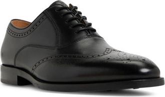 Brooks Brothers Macarthur Wingtip Oxford in Black at Nordstrom, Size 10.5