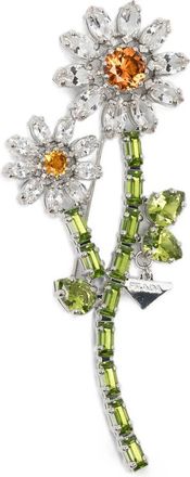 Prada Floral Brooch