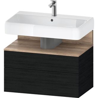Duravit Duravit - Qatego Mueble Bajo Lavabo, 1 Extra&iacute;ble Y 1 Caj&oacute;n