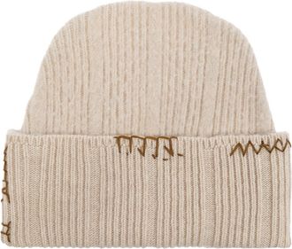 Marni Wool Beanie With Stitching