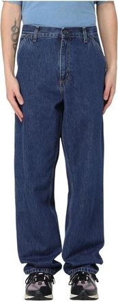 Carhartt Work in Progress Lichte Wassing Timmerman Broek Relaxte Pasvorm - Heren - Regular Fit Jeans - Blauw - W31 L32 - Jeans