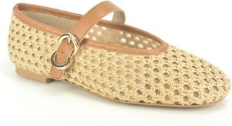 Frau Ballerina + Riem - Dames - Ballerinas - Bruin - 36 EU - Schoenen