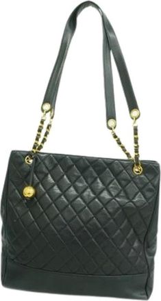 Chanel Pre-owned Shoulder Bags, female, Blue, Size: ONE SIZE Pre-owned Vintage Shoulder Bag