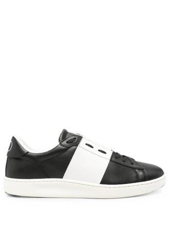 Valentino Garavani BlackWhite Color Block Sneakers