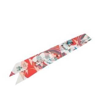 Herm&egrave;s Pre-owned Scarves, female, Multicolor, Size: ONE SIZE Pre-owned Carres Volants Twilly Scarf