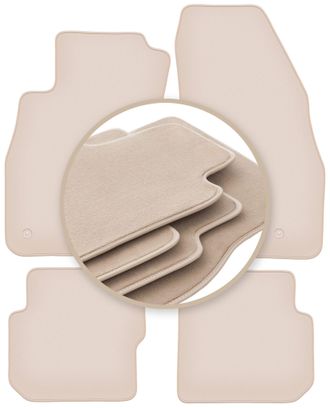 OEM Alfombrillas Beige Premium Para Alfa Romeo Mito Hatchback 2008-2019