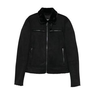 Patrizia Pepe Patrizia Pepe, Light Jackets, male, Black, Size: 2XL Padded Jacket with Soft Collar