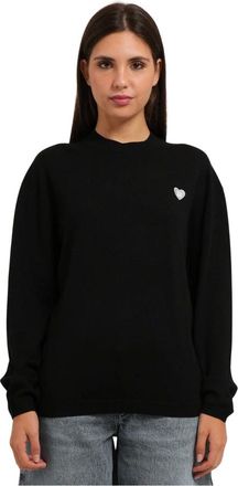 HUGO BOSS Jersey de cuello redondo - Knitwear - Mujer - Negro - XL