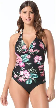 Coco Reef Assure Tankini Top in Black Mlt at Nordstrom, Size 38