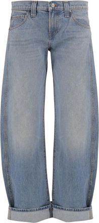 Khaite Karo Jeans - Dames - Loose Fit Jeans - Blauw - W28 - Katoen - Jeans