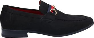TruClothing Loafers Shoes Suede Leather Lined Slip On Buckle Formal Shoe