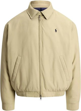 Polo Ralph Lauren Giacca a vento imbottita in twill di poliestere - - Jackets - Uomo - Beige - M