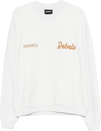 Dsquared2 Uomo, Felpe, Bianco, M, new