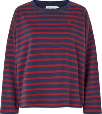 Lollys Laundry Sweatshirts & Hoodies - Dames - Longsleeves - Veelkleurig - XS - Tops