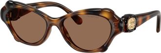 Swarovski 0Sk 6050 - unisex - Zonnebrillen - Bruin - 52 MM - Accessoires