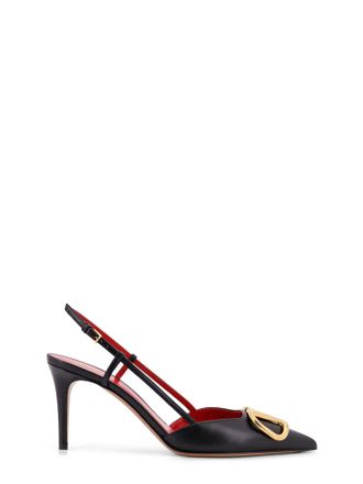 Valentino Garavani Vlogo Signature Leather Pumps