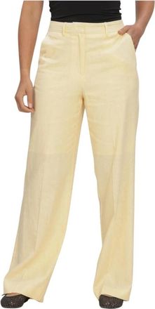 Selected Dames, Broeken, Beige, Maat: XS