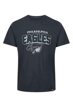 Recovered Clothing Philadelphia Eagles Black NFL Galore Washed T-Shirt