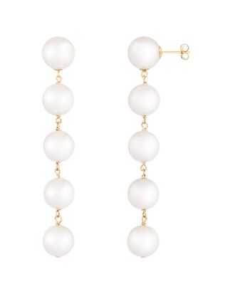 Splendid Pearls 14K 8-9Mmmm Pearl Earrings