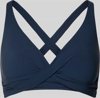 Barts Bikini-Oberteil mit Knotendetail Modell SOLID in Marine, Gr&ouml;&szlig;e 36