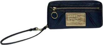 Coach Pre-owned Clutches, female, Blue, Size: ONE SIZE Pre-owned Cotton Clutch