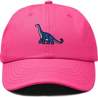 Dalix Brachiosaurus Dad Cap in Hot Pink at Nordstrom