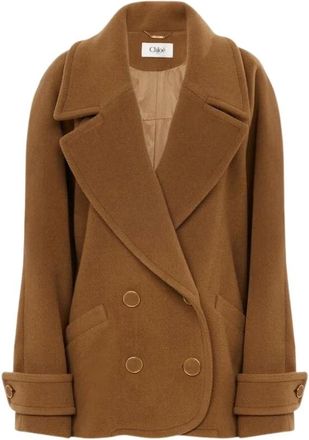 Chlo&eacute; H26 Jas - Dames - Mantel - Bruin - XS - Jassen