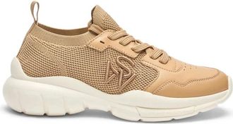 Stuart Weitzman 5050 Sneaker - Dames - Sneakers - Beige - 36 EU - Leer - Schoenen