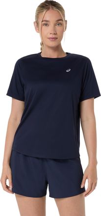 Asics Laufshirt ASICS ASICS CORE TOP, Damen, Gr. XXL, midnight, Obermaterial: 100% Polyester, Shirts Laufshirt, f&uuml;r Sportmode, Fr&uuml;hlings- und Herbstmode, mi