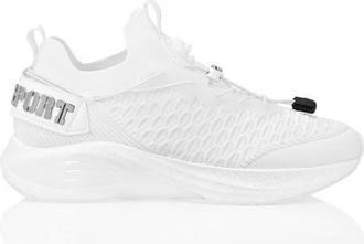Plein Sport Runner Socks Basic Unisex in White at Nordstrom, Size 42