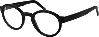 Andy Wolf Ronde Volledig Rand Optisch Montuur - unisex - Brillen - Zwart - ONE Size - Wol - Accessoires