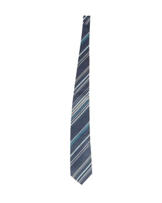 Kenzo Pre-owned Mens Stripe Tie in Blue Silk - One Size