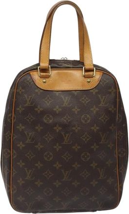 Louis Vuitton Excursion Handbag Monogram Canvas Brown Canvas Bag (Pre-Owned)