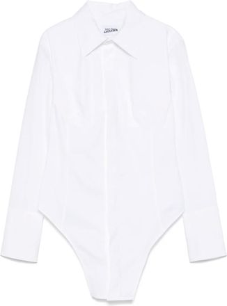 Jean Paul Gaultier Body in popeline - Bianco