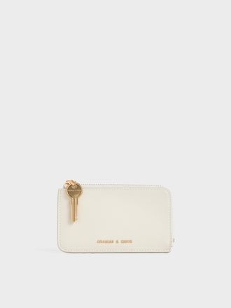 Charles & Keith Lane Key Zip-Around Wallet