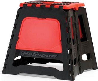 OEM Silla De Soporte Para Motocicleta Polisport, Carga M&aacute;xima 250 Kg, Color Rojo