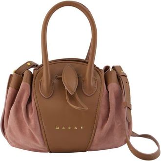 Marni Tulipea Shoulder Bag Brown